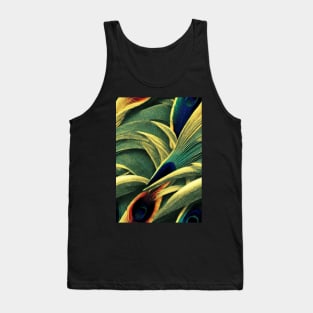 Beautiful colorful Peacock feather pattern - perfect for birdlovers #4 Tank Top
